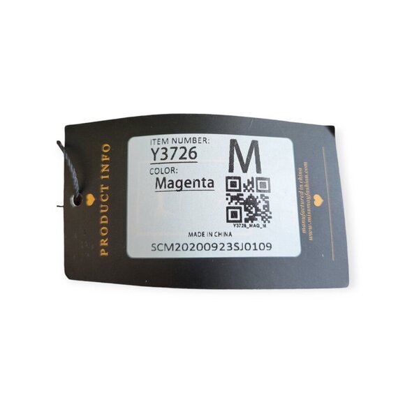 MISSMAY whimsigoth fairy magenta castlecore bell sleeve long dress size M NWT - Picture 12 of 13